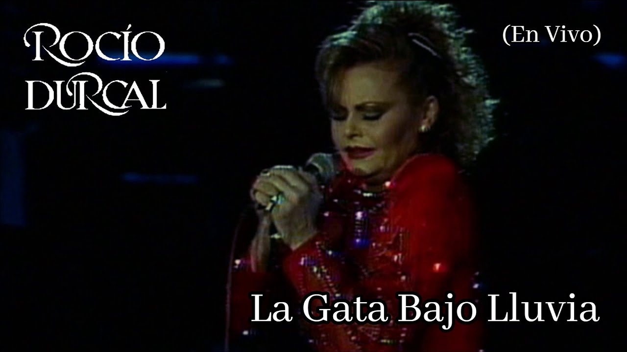 La Gata Bajo La Lluvia (En Vivo) - Rocío Dúrcal | Remasterizado HD ...