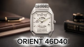 Inacreditável o que tinha dentro desse Orient 46D40 mult year calendar!