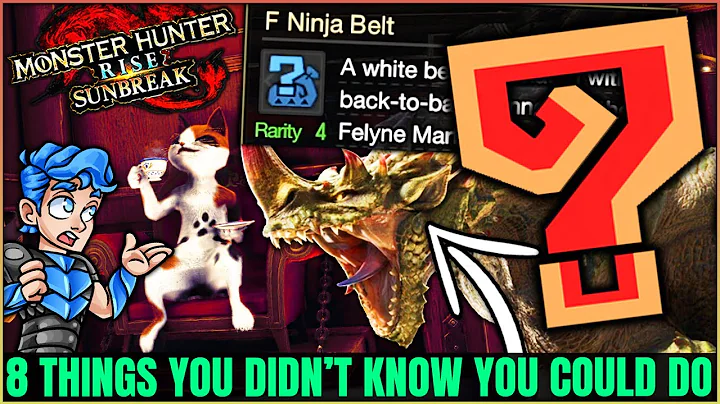 8 Secrets You Didn't Know About in Sunbreak - Tips & Tricks & More - Monster Hunter Rise Sunbreak!