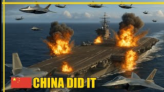 50 Chinese J-20 Stealth Fighters Swarm US Carrier — What Happens Next Stuns Beijing