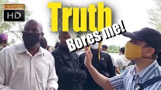 Truth Bores me! | Mansur Vs Christian & Atheist | Speakers Corner | Scdawah Channel