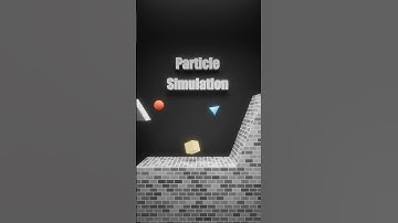 A quick short made using particle simulation in blender #blender3ddesign #particlesystem