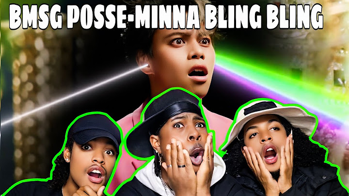 BMSG POSSE / MINNA BLING BLING (Prod. MONJOE) - Music Video Reaction