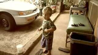 3 year old Jackson washes Mommys car Wealth