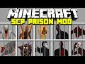 Minecraft SCP LOCKDOWN PRISON MOD / SCP 096, SCP 173, SCP 106 !! Minecraft Mods