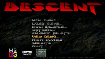 [Old Videogame Music] Descent (CQM, OPL3 - Sound Blaster 32 PnP CT3670)