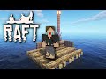 JOGANDO RAFT REALISTA NO MINECRAFT (igual ao original!)