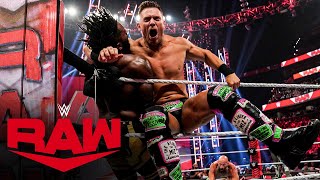 Mustafa Ali & Cedric Alexander Vs. The Miz & Ciampa Raw, Aug. 15, 2022