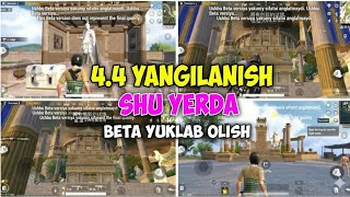 PUBG MOBILE BETA VESIYASINI YUKLASH🤯🥶 | 4.4 VERSIYADA NIMALAR BO'LADI😲 