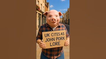 UK Cities As John Pork Lore #shorts #johnpork #ai