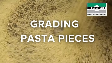Grading broken pieces of pasta – Finex Separator™
