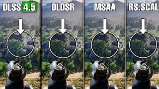 Anti Aliasing and Image Quality Side By Side Comparison. (no commentary) | Red Dead 2