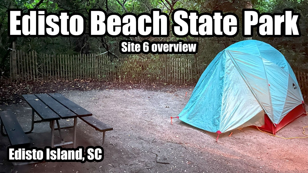 Edisto Beach State Park Campsite 6: Peaceful Ocean Island!