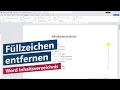 Word Inhaltsverzeichnis: Füllzeichen (Punkte) ausblenden – Tutorial, Anleitung