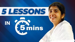 5 Life Lessons from Sister Shivani in under 5 Minutes...