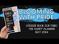 Blooming With Pride | Sticker Book Flip-Thru | The Happy Planner | May 2024 Release