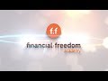 Announcing the financial freedom academy