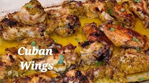 How to Make Cuban Style Chicken Wings Using a Mojo Marinade