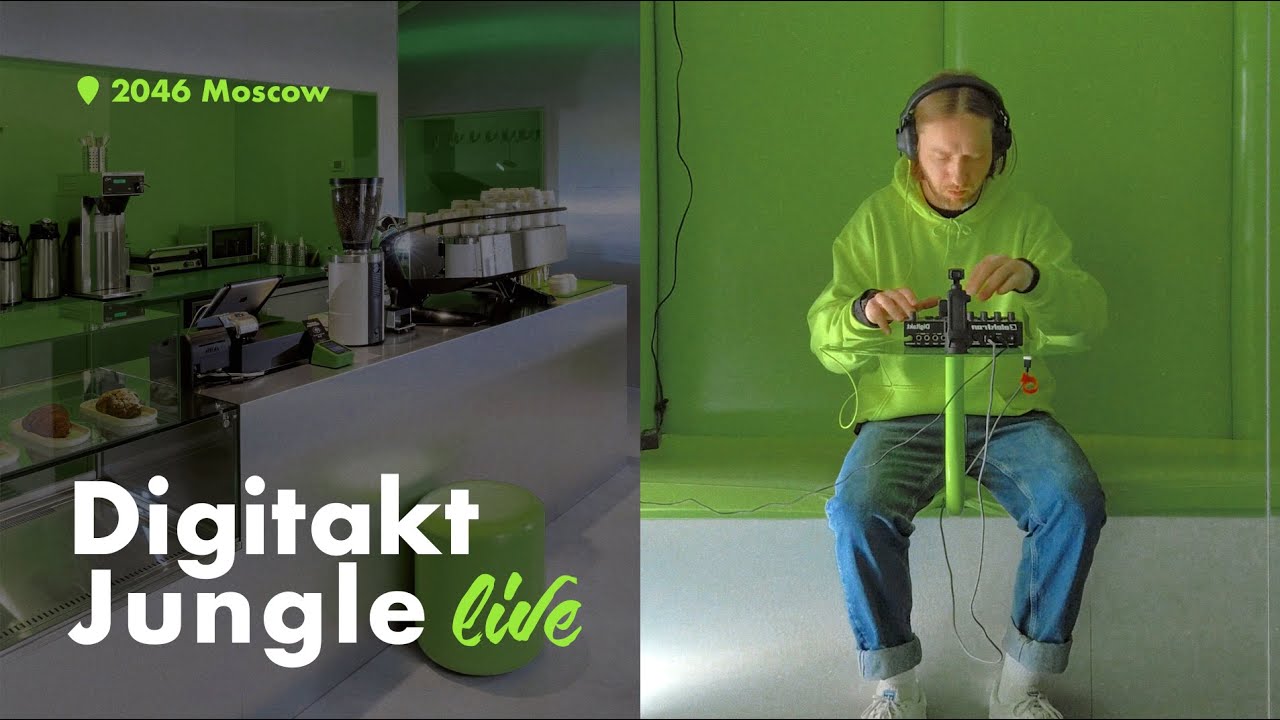 Elektron Digitakt 😋 Jungle Live - 2046 Cafe Moscow