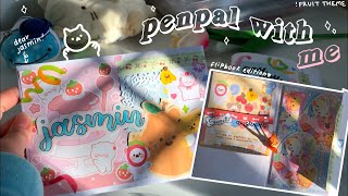 penpal with me #11 🍑🍈 flipbook edition ✿ dear jasmin