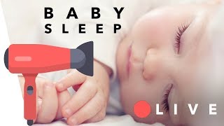 5h - Baby Föngeräusch Einschlafhilfe - vollautomatisch | föhn baby - sleep aid