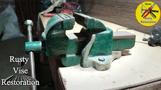 Rusty Deadlocked Vise - Perfect Restoration - Rusty Restoration