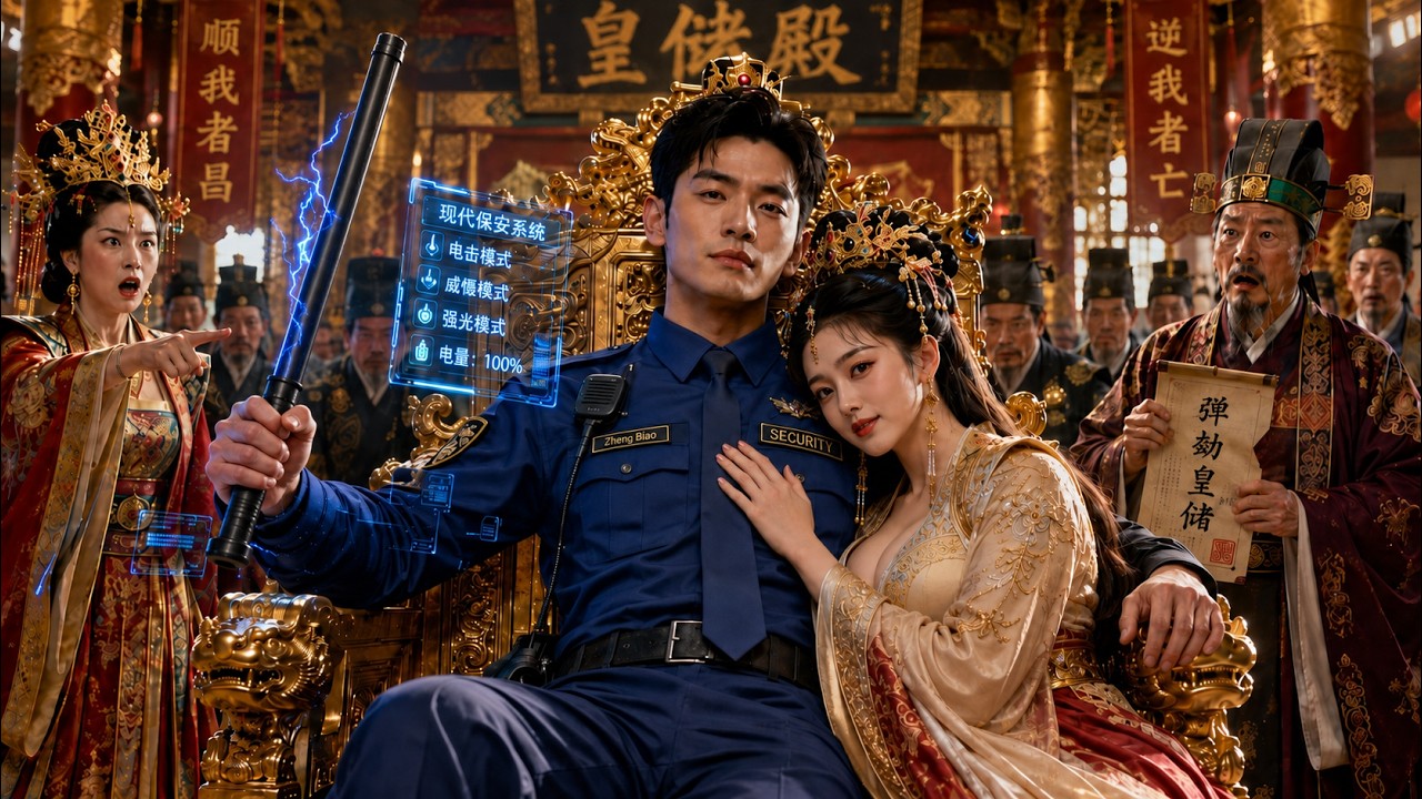 現代保安成了人人想廢掉的太子！一根電棍打爆滿朝權臣，逆天改命掌天下！#男頻爽劇 #穿越劇 #ChineseDrama #TimeTravelDrama