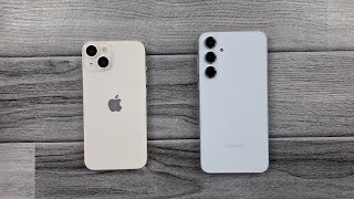 iPhone 14 vs Samsung A55 5G Speed Test