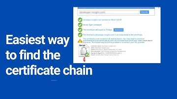 Intermediate root cert