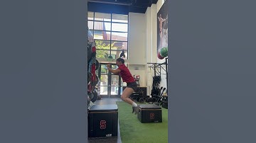 Depth Drop to Lateral Bound to Box Jump