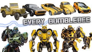 Bumblebee Evolution in Live-Action Transformers Films (Bayverse & Knightverse)