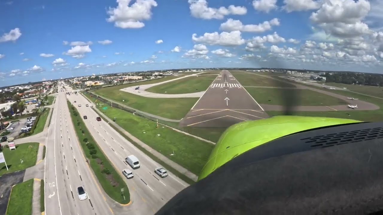 Landing at KFMY October 27, 2024