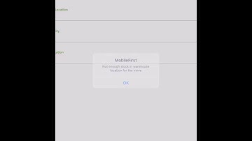 Demo Mobile App Stock Transfer for Infor M3