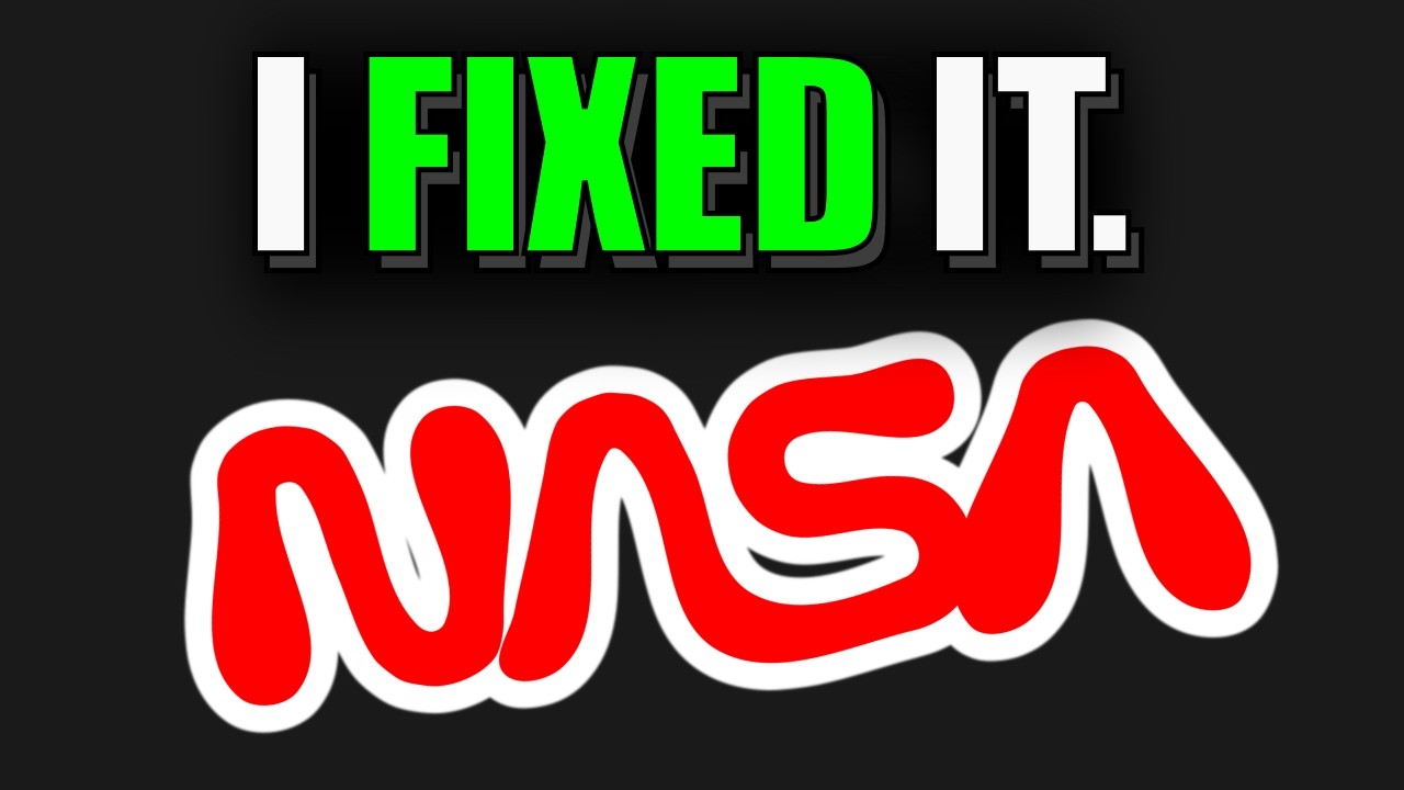 Can I Recreate the NASA Logo From Scratch?