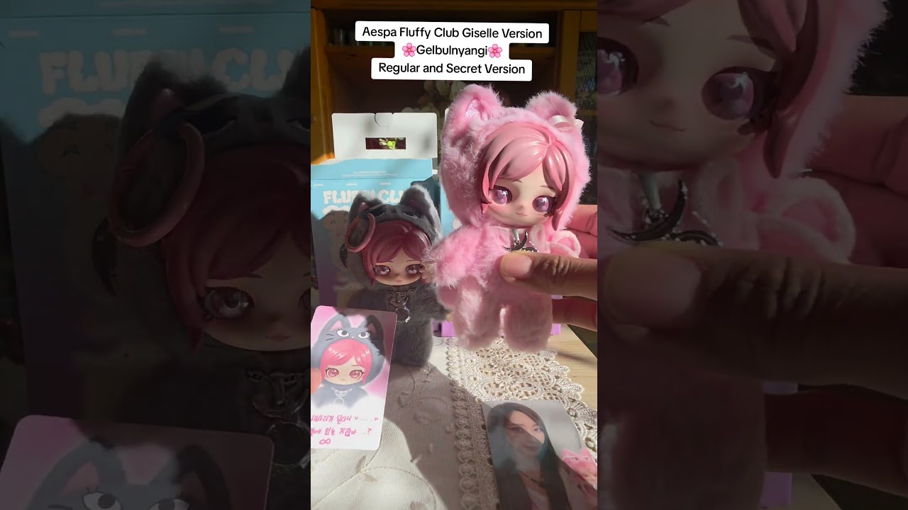 Aespa Fluffy Club Giselle Version Fluffy Gelbulnyangi and Jelly