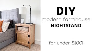 DIY Nightstand We Built for Whitney&#39;s Son!