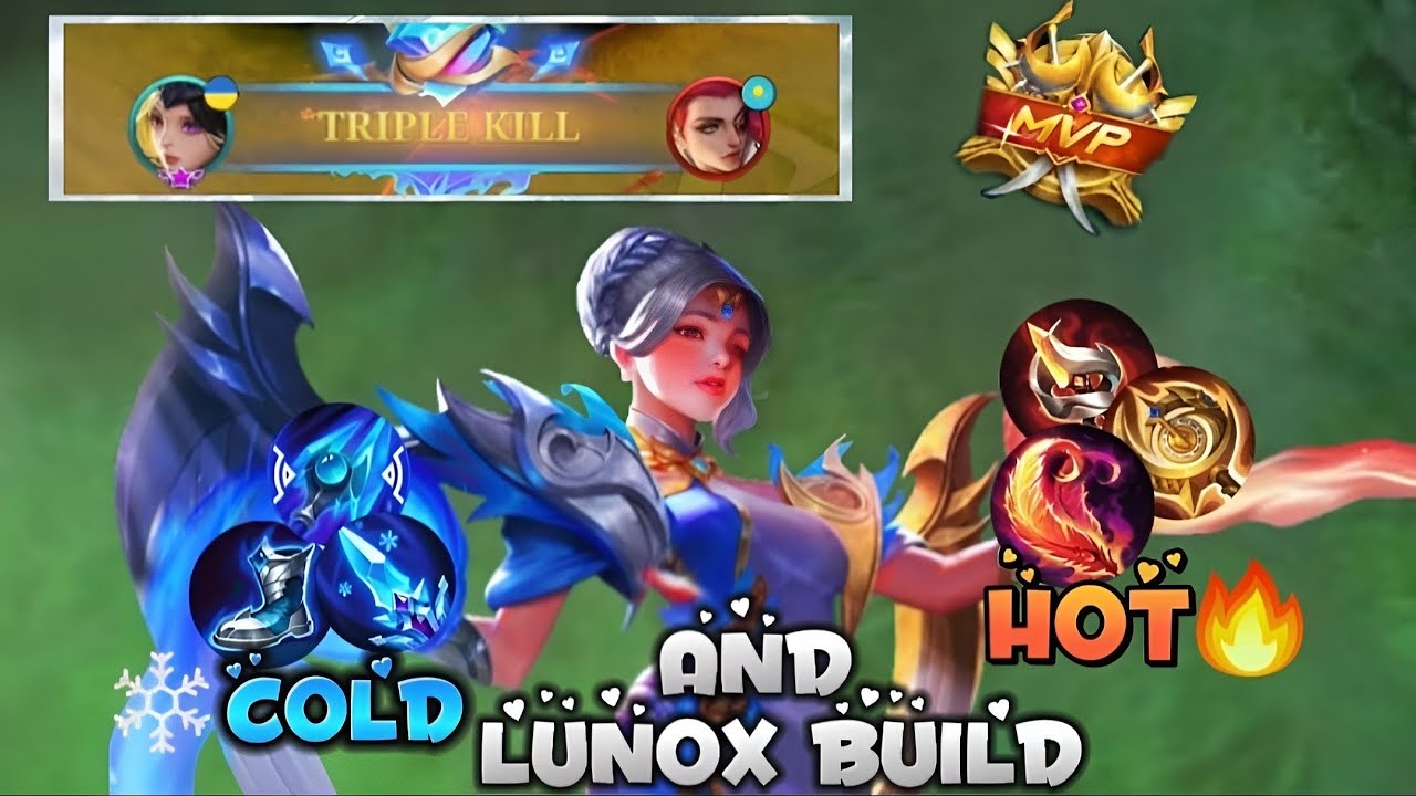COULD❄️ AND HOT🔥 LUNOX BUILD | MOBILE LEGENDS EXPERIMENT BUILD #9