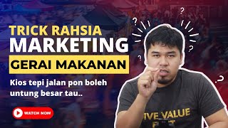 5 Tips Cara Markerting Kiost Tepi Jalan Untuk Peniaga Makanan Dan Minuman