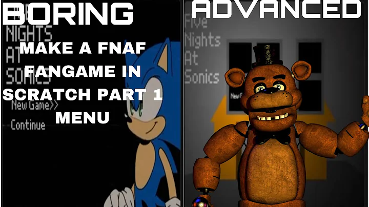 HOW TO MAKE AN ADVANCED FNAF FAN GAME ON SCRATCH (2025) PART 1 MENU