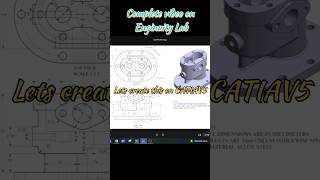 CATIA V5 🔥 2D Drawing → 3D Model in 30 Seconds | Exercise 26#catiav5 #mechanicaldesign #engineering