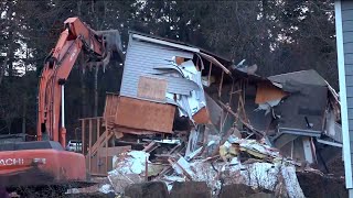 House Where 4 Idaho Students Were Killed Is Demolished