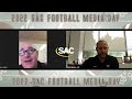 2022 SAC Football Media Day | Jerry Odom (Tusculum)