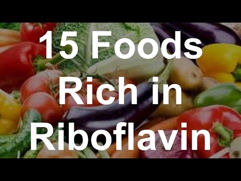 15 Foods Rich in Riboflavin (Vitamin B2) - YouTube