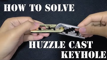 Solving Huzzle Cast Keyhole | Disassembly and Assembly | Metal Cast Puzzle