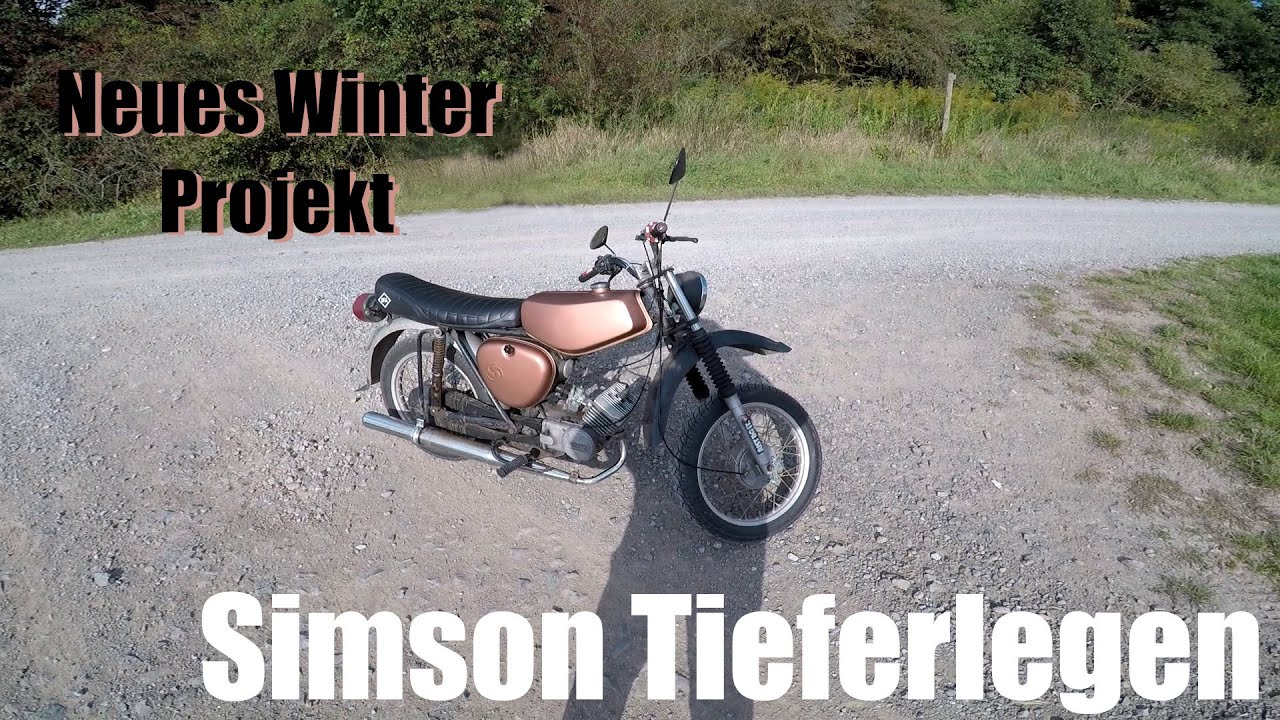 Simson Star Tieferlegen