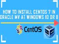 How to install centos 7 at orical VM in windows 10 | full information about centos installation