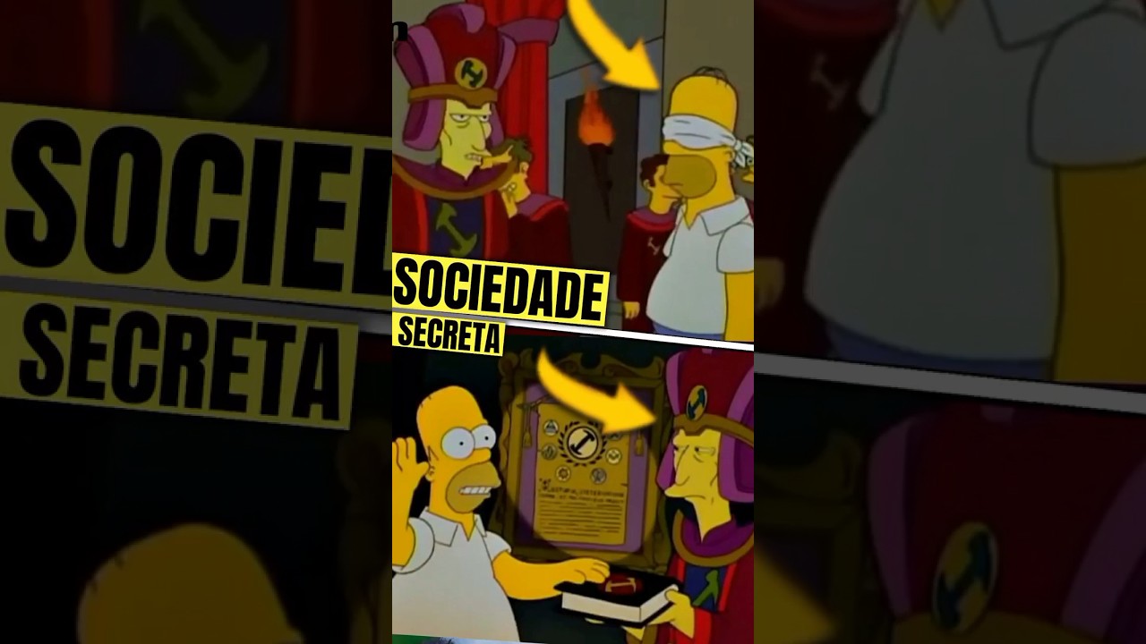 HOMER ENTROU PARA A SOCIEDADE SECRETA DOS LAPIDÁRIOS 