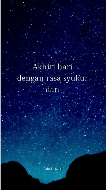 Selalu Bersyukur Alhamdulillah