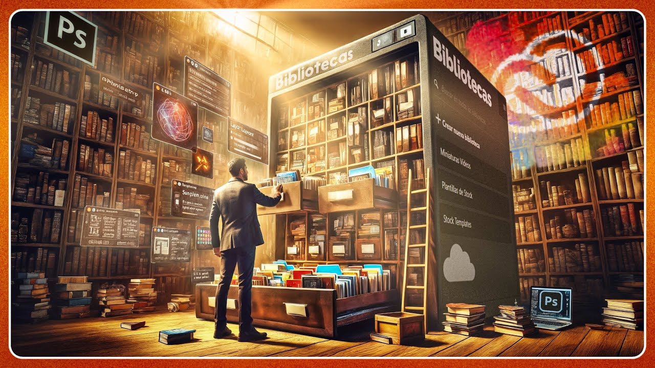 🚀 ¡Sácale partido a las BIBLIOTECAS en PHOTOSHOP! 🔥