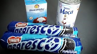 sorvete de negresco com apenas 3 ingredientes